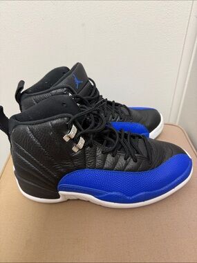 Nike Air Jordan 12 Men's Sneakers - Black/Blue